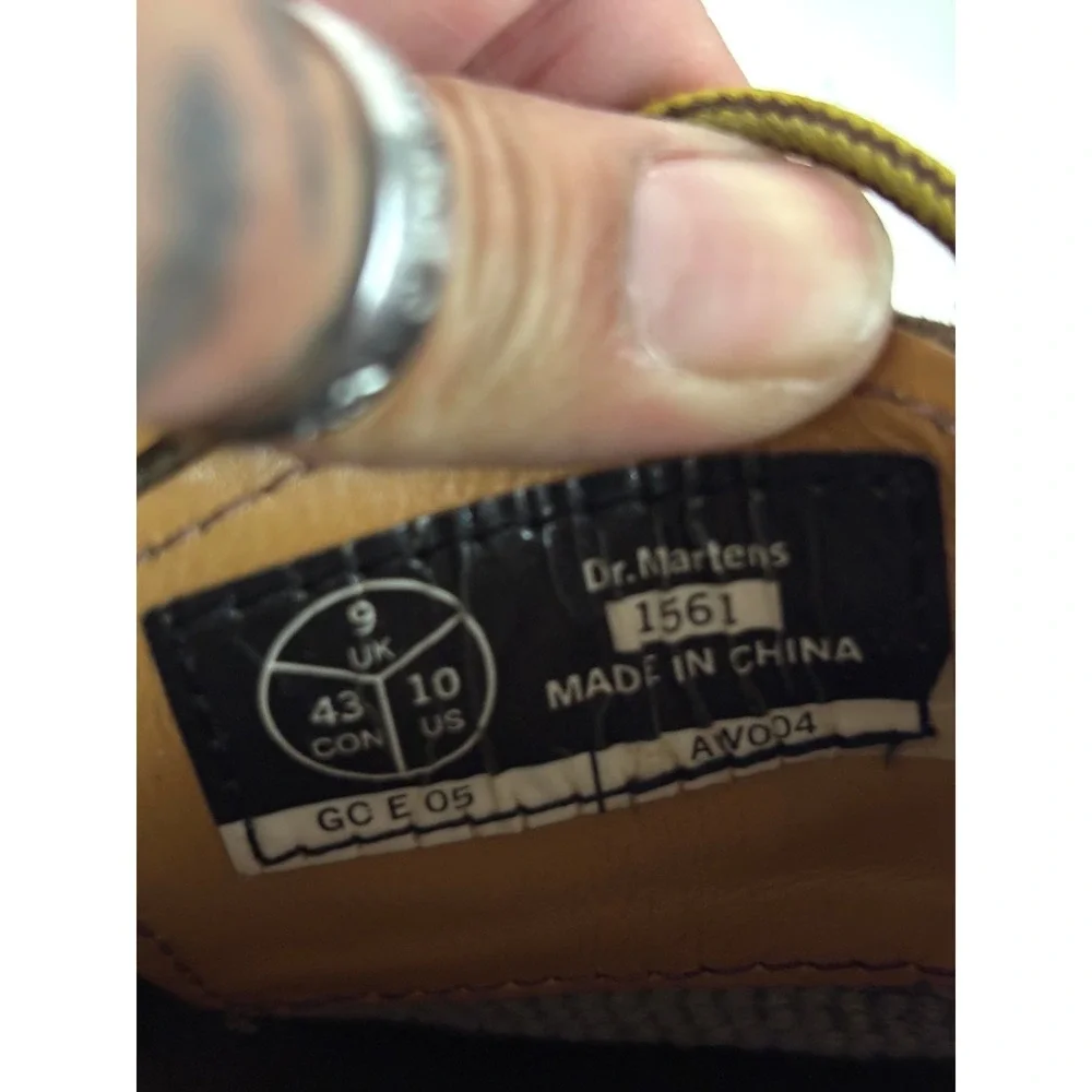 Dr. Martens creasing wear show